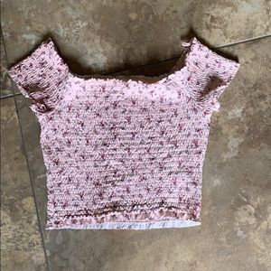 Pink crop top